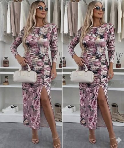 komplet 2 częściowy w kwiaty